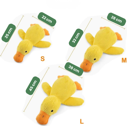 KahuPaw Ente Hunde-Katzenspielzeug mit Quakgeräusch